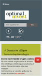 Mobile Screenshot of optimalinvest.dk